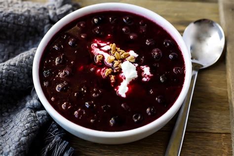 swedish blueberry soup